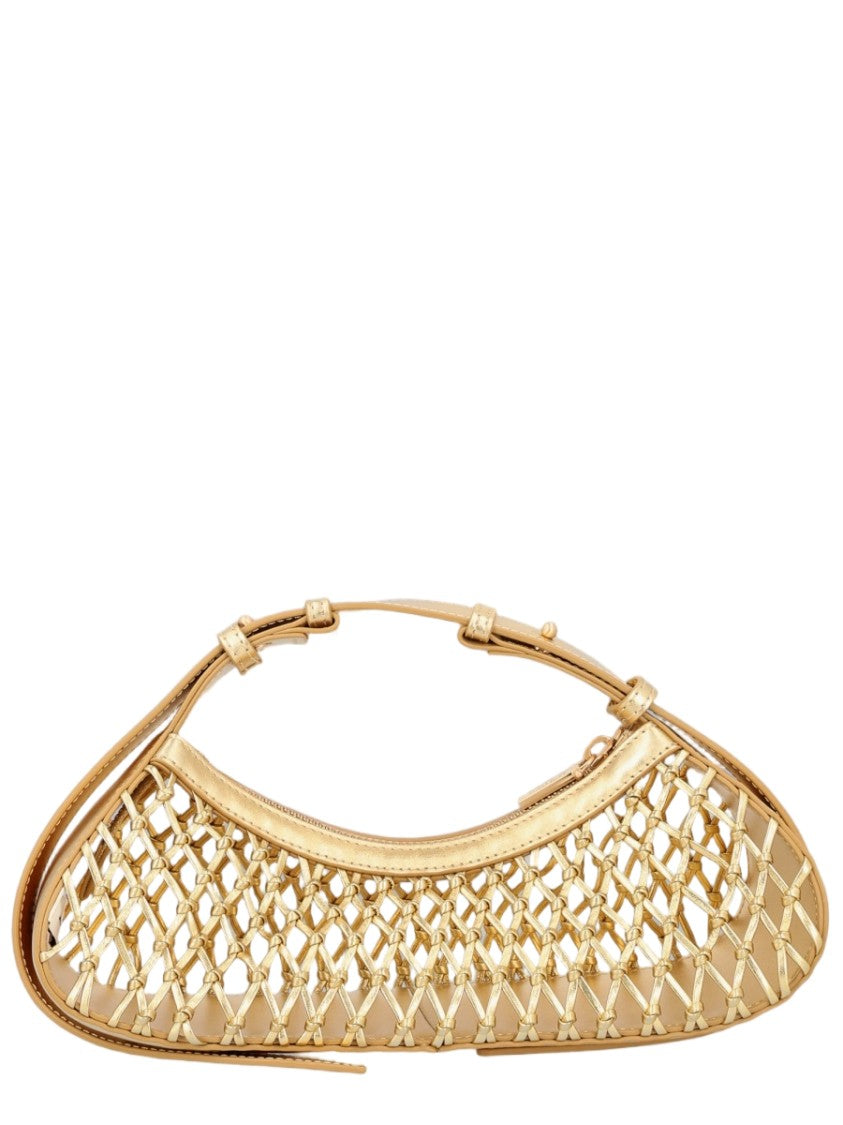 Cult Gaia Lattice Cow Leather Shoulder Bag