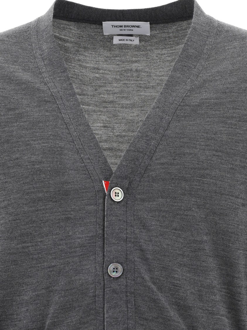 Thom Browne Classic V-Neck Cardigan