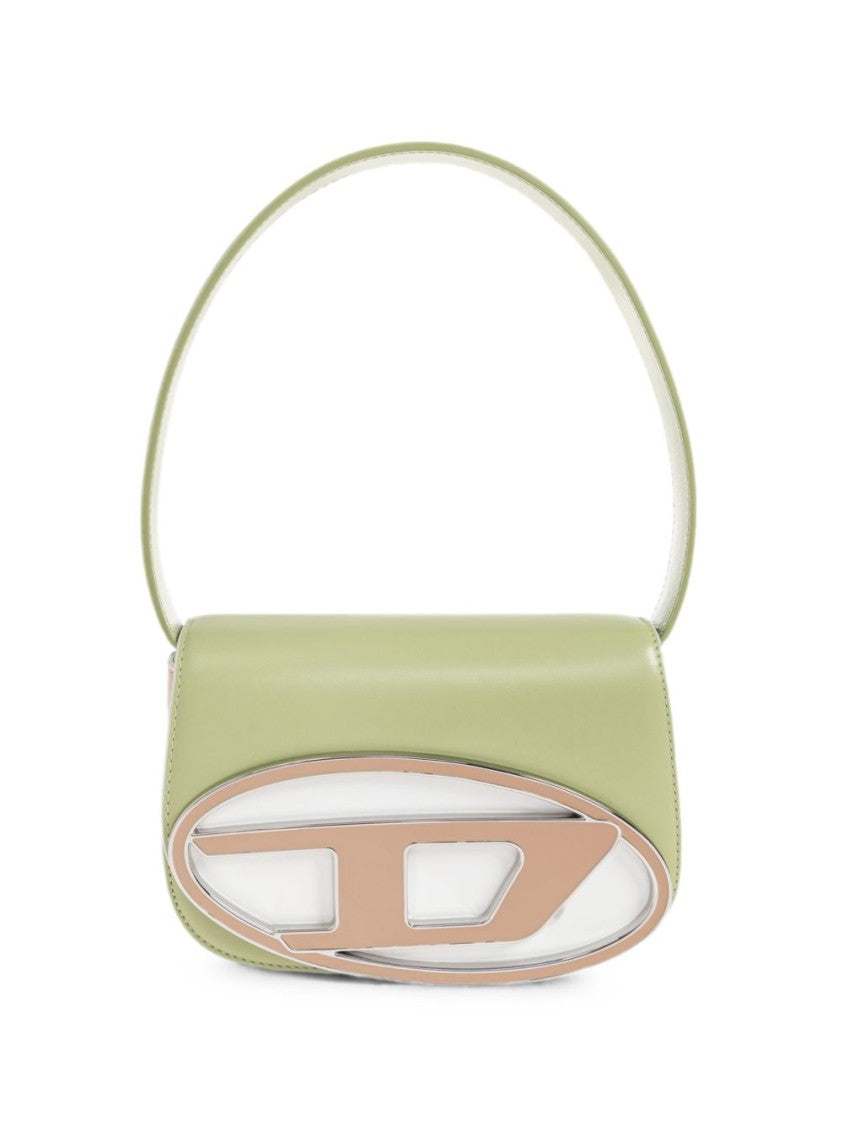 Diesel Rectangular Structured Emblem Handbag