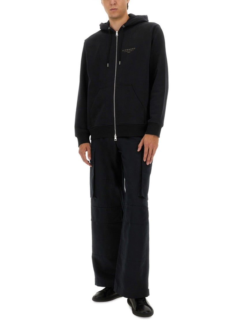 Givenchy Classic Zip-Up Hoodie With Spacious Hood
