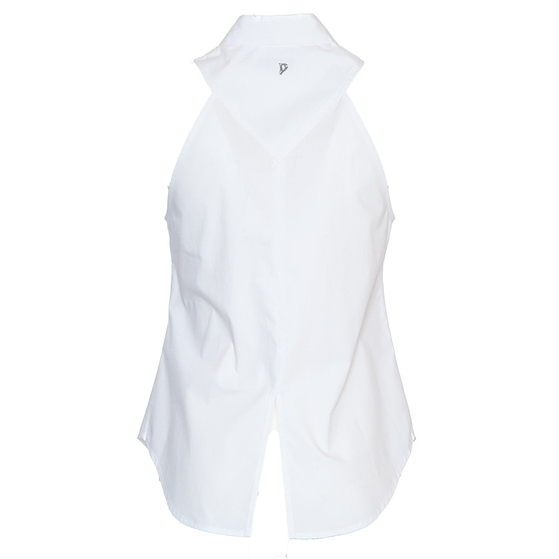 Dondup White Sleeveless Shirt