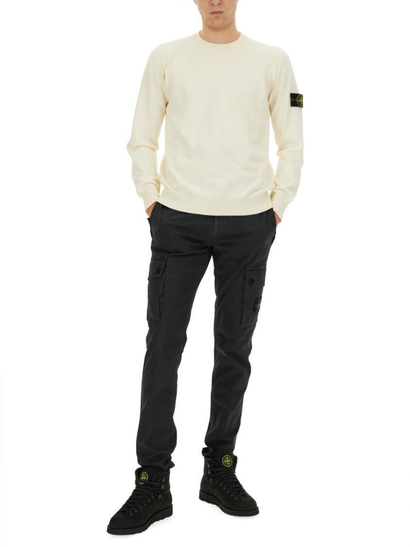 Stone Island Upper Sleeve Patch Sweater