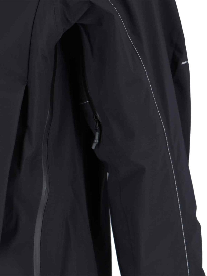 And Wander Zip Jacket, In Black Waterproof "Pertex Shield" Fabric
