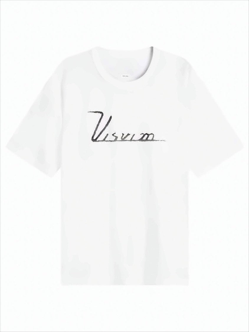 Visvim Short-Sleeve T-Shirt With Handwritten Logo Print