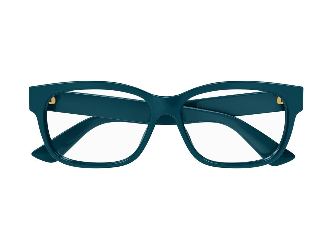 Gucci Gg1341o Glossy Rectangular Eyeglasses
