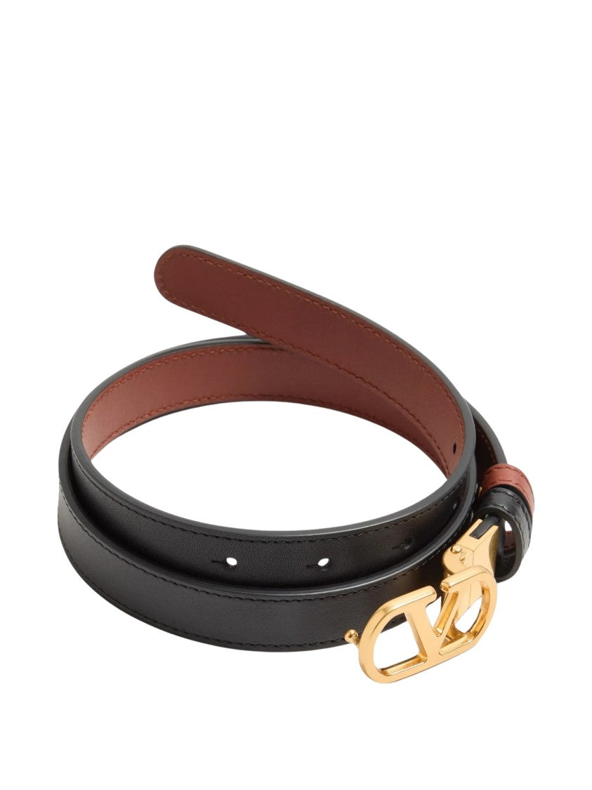 Valentino Cultura Reversible Logo Buckle Belt