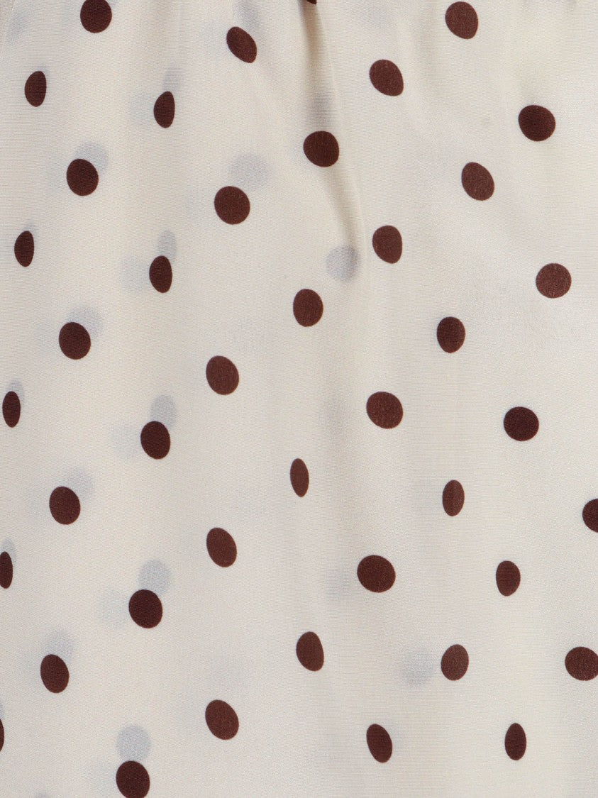 P.A.R.O.S.H. Silk Polka Dot Piping Shorts