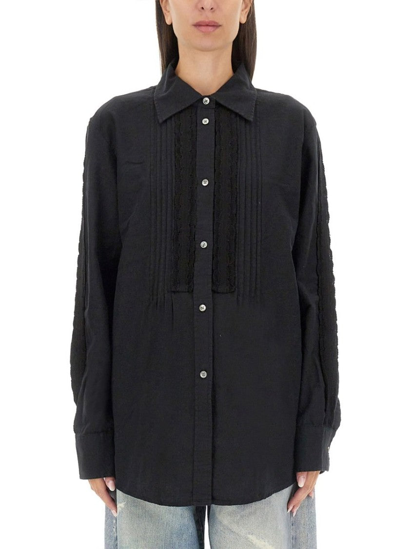 Our Legacy Long-Sleeved Black Casual Shirt