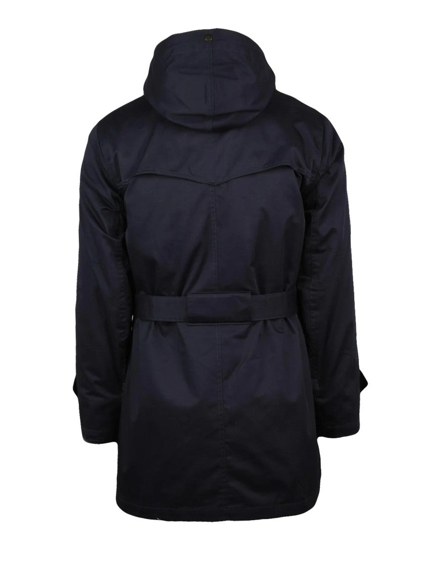 L Eskimo Blue Parka With Removable Plush Lining And Practical Pockets