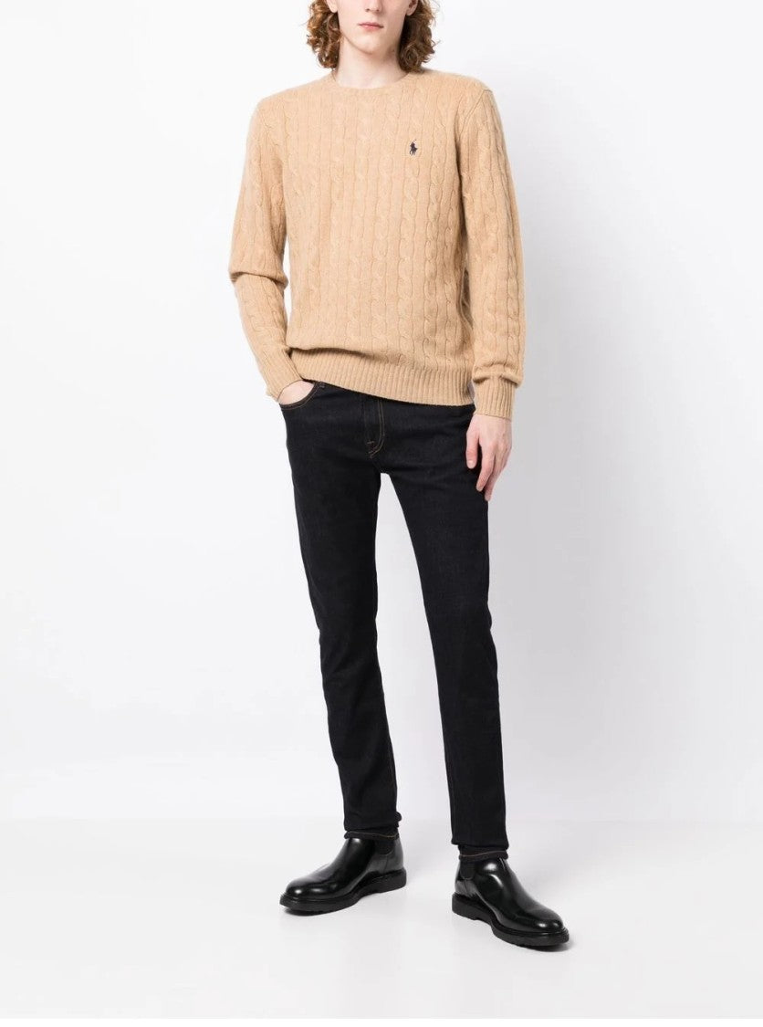Polo Ralph Lauren Textured Cable Knit Pullover Sweater