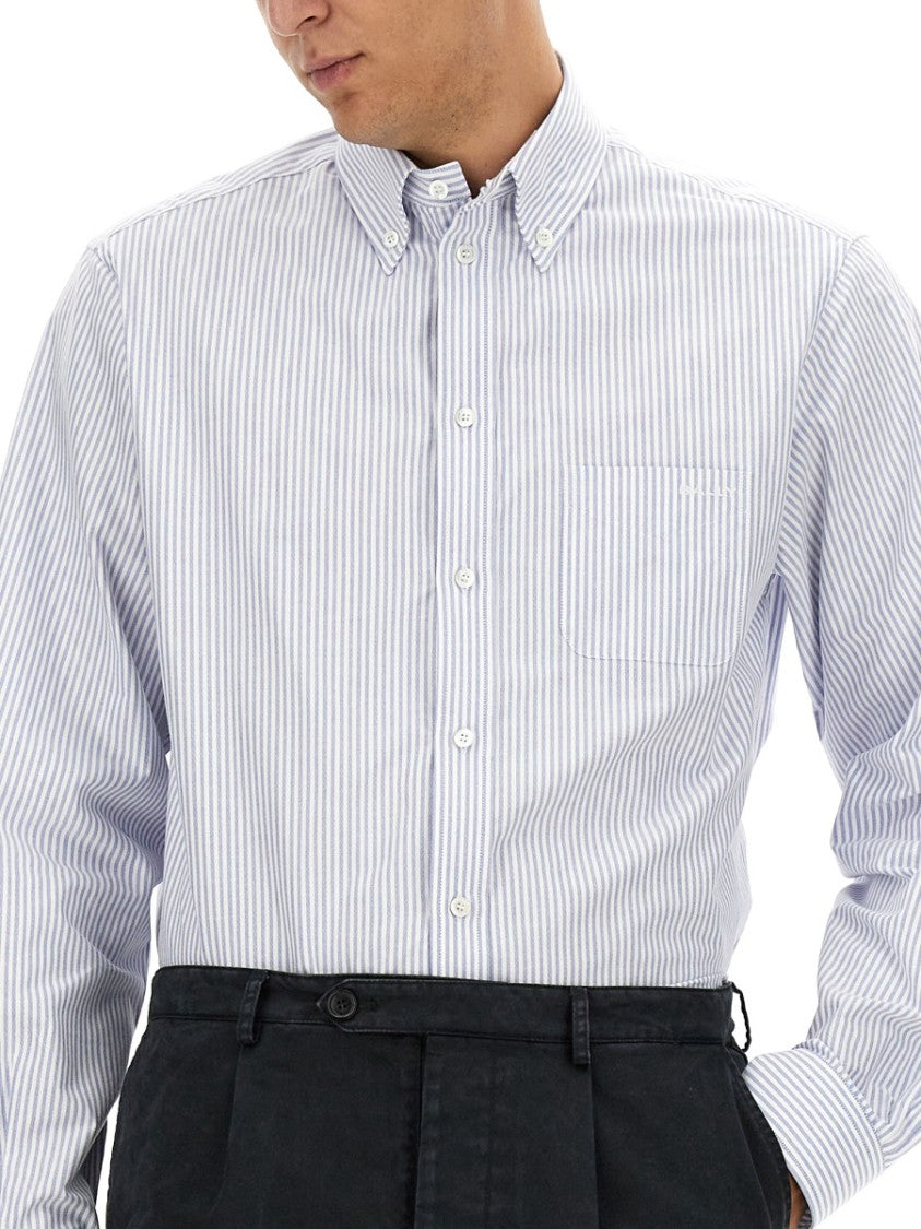 Bally Classic Striped Cotton Shirt