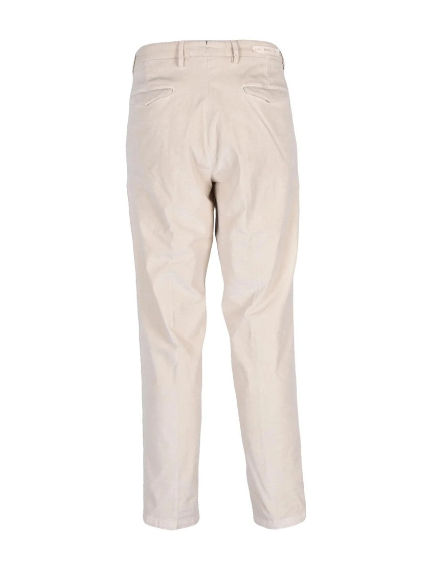 Briglia 1949 White Stretch Cotton-Blend Chino Pants