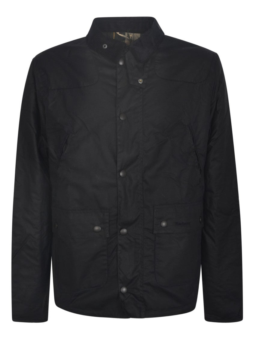 Barbour Navy Blue Cotton 'Reelin' Jacket