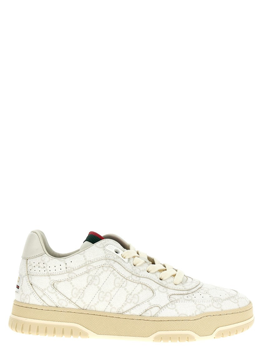 Gucci Two-Tone Gg Supreme Fabric Sneakers