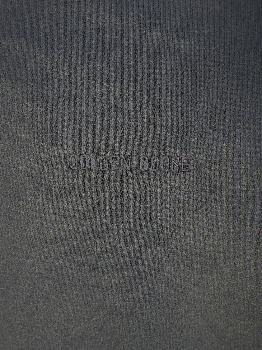 Golden Goose Journey Dyed Cotton Fleece Sweatshirt