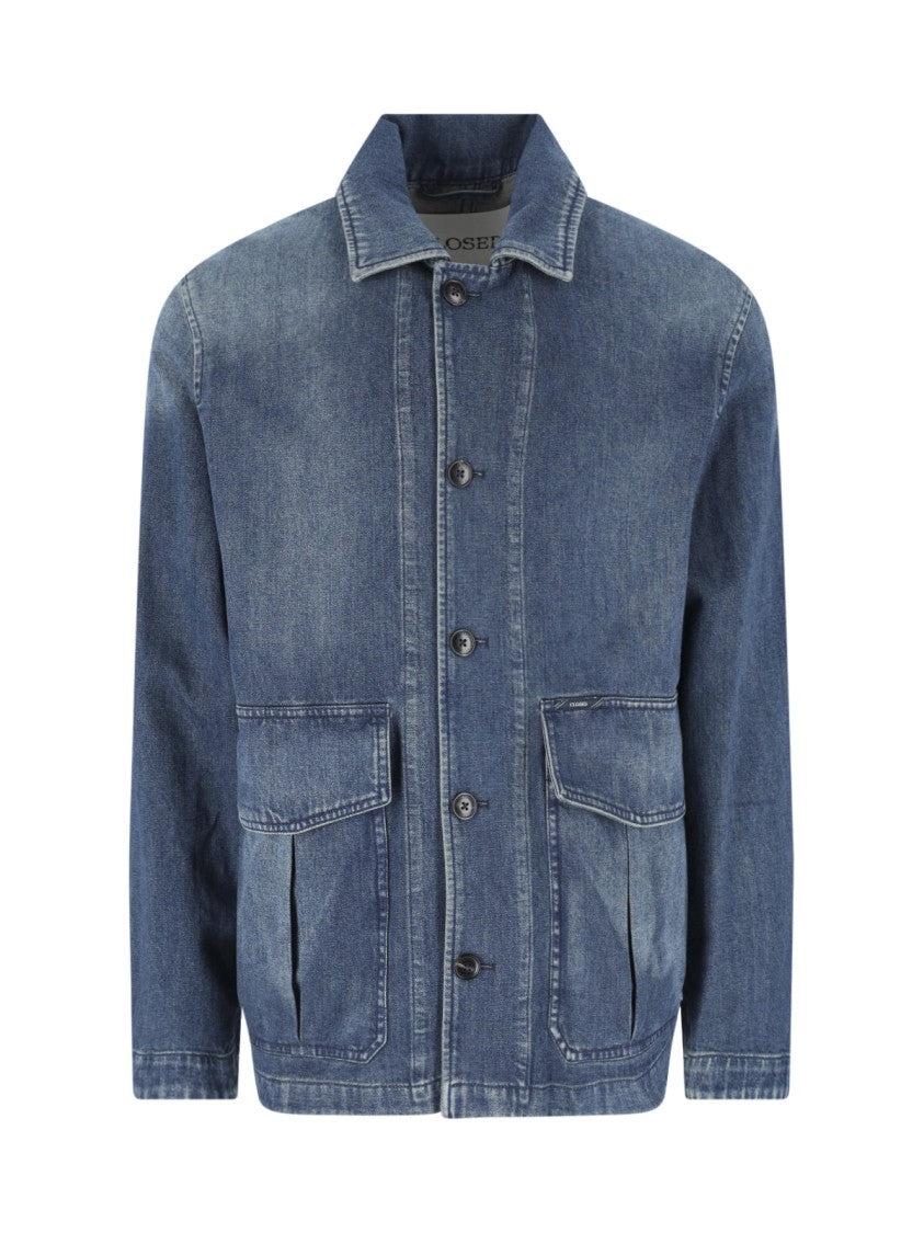 Closed Used-Wash Denim Jacket – Blue
