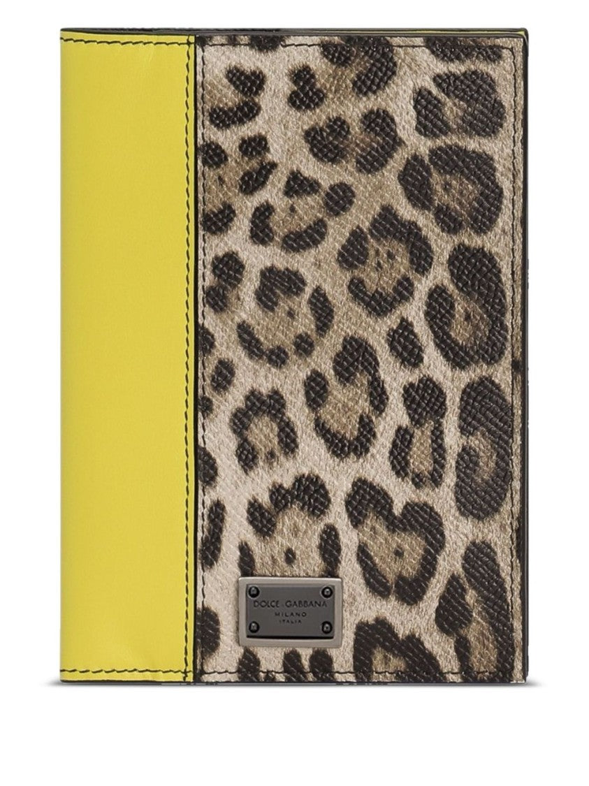 Dolce & Gabbana Animal Print Bi-Fold Wallet With Internal Card Slots