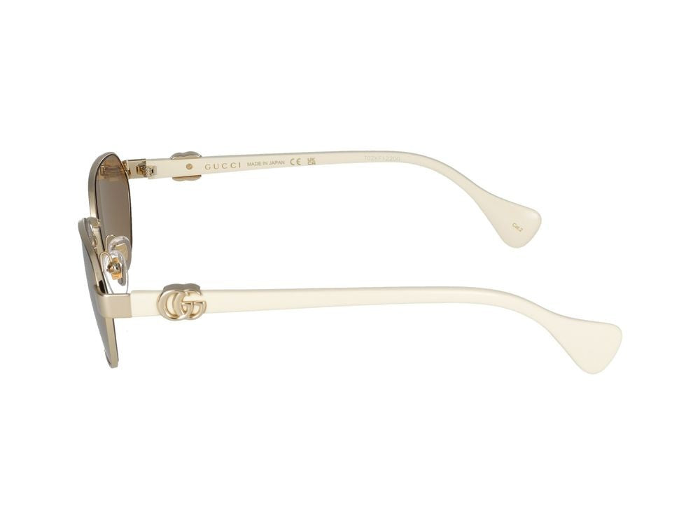 Gucci Sunglasses Gg1593s 002 Gold Ivory Pink 56/18/140
