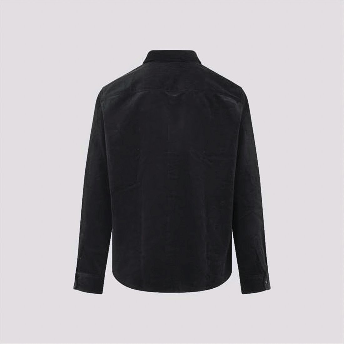 Ami Paris Long-Sleeve Corduroy Shirt With Classic Collar