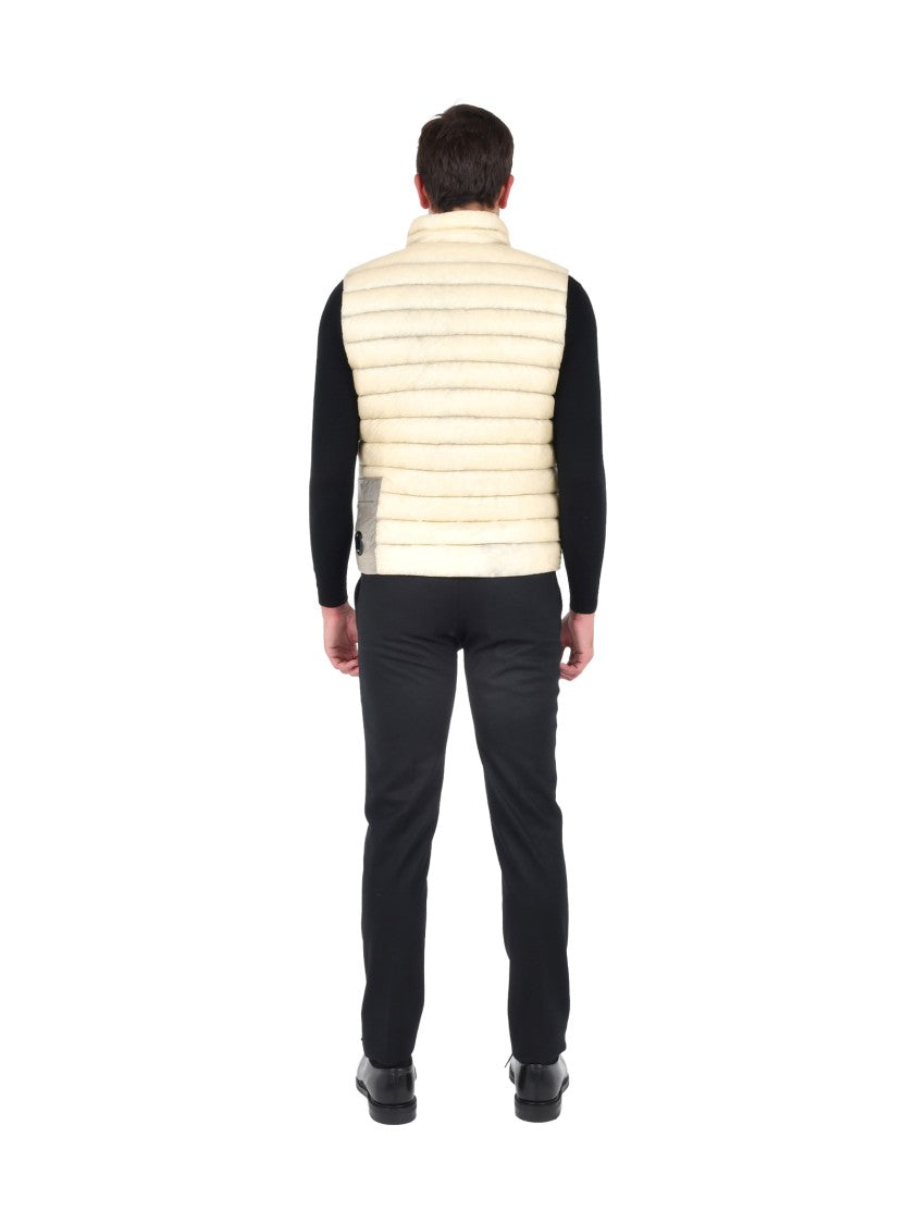 C.P. Company Sleeveless Padded Jacket With High Collar