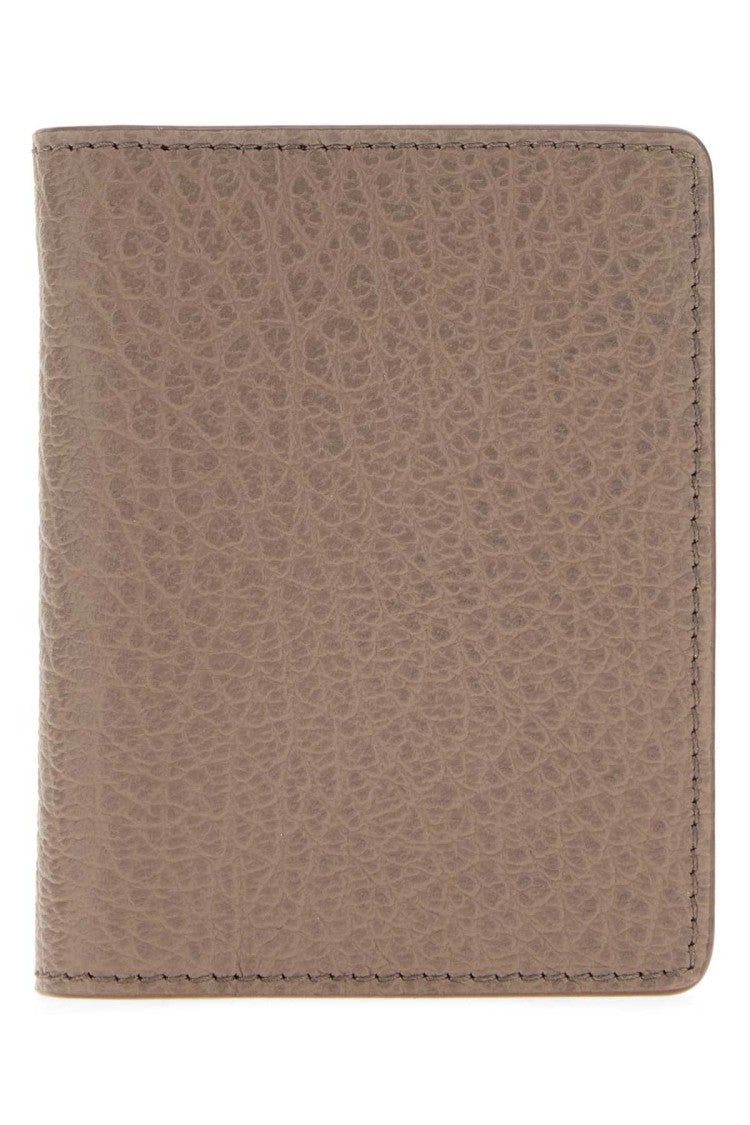 Maison Margiela Dove Grey Leather Card Holder