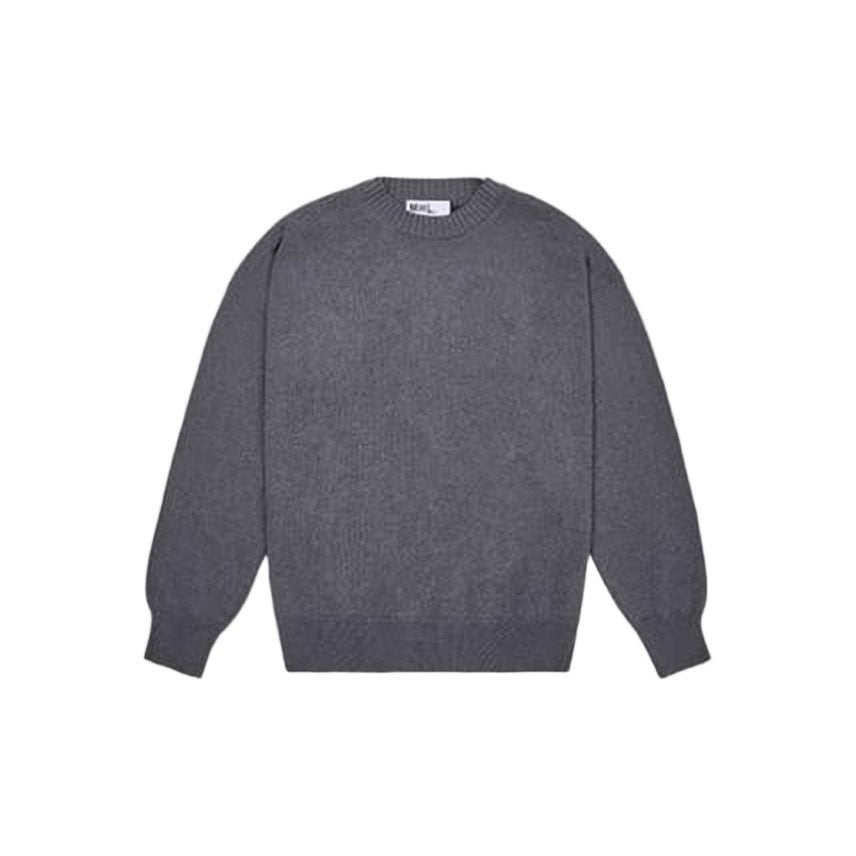 Margaret Howell Classic Crew Neck Sweater With Ribbed Detailing