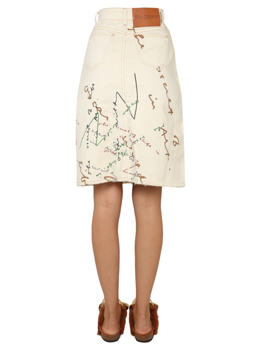 J. W. Anderson "Oscar Wild" Mini Skirt