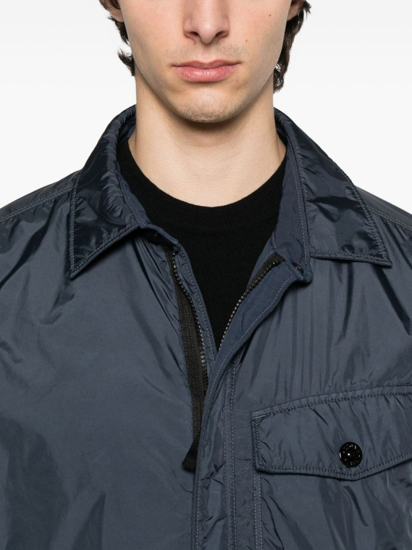 Stone Island Versatile Lightweight Polyamide Jacket With Buttoned Pocket