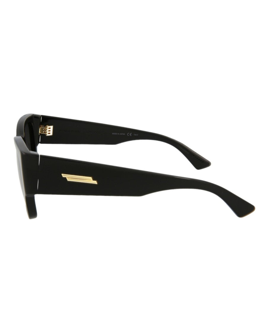 Bottega Veneta Rectangle-Frame Acetate Sunglasses