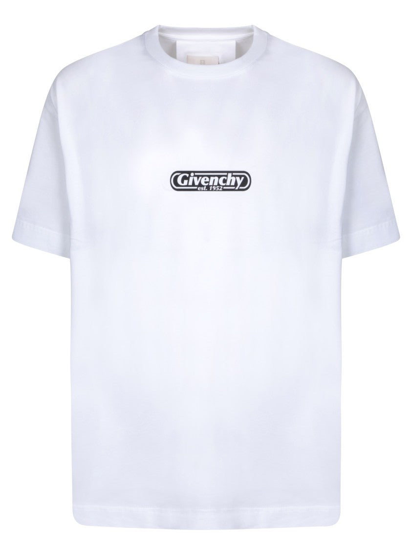 Givenchy Relaxed Fit White Cotton T-Shirt