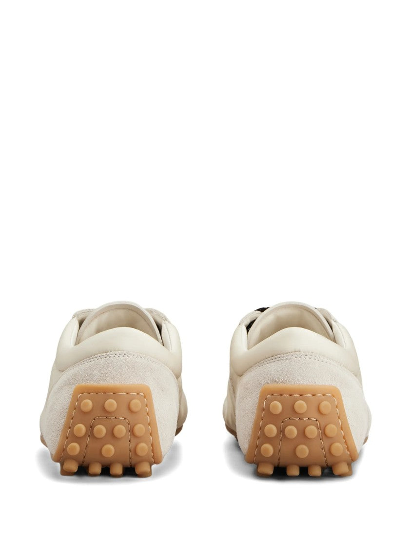 Tod's Calzature Low-Profile Leather/Suede Sneakers