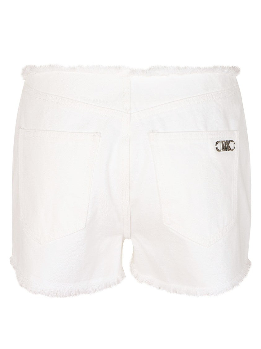 Michael Kors Classic White Cotton Shorts