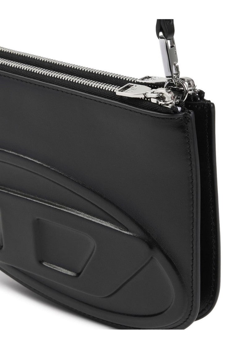 Diesel Black Leather Shoulder Bag