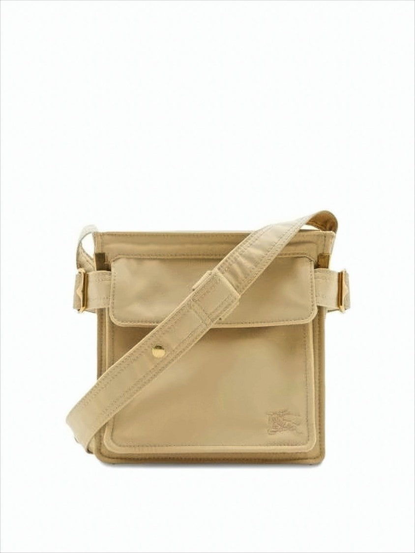 Burberry Compact Crossbody Bag With Front Flap Pocket