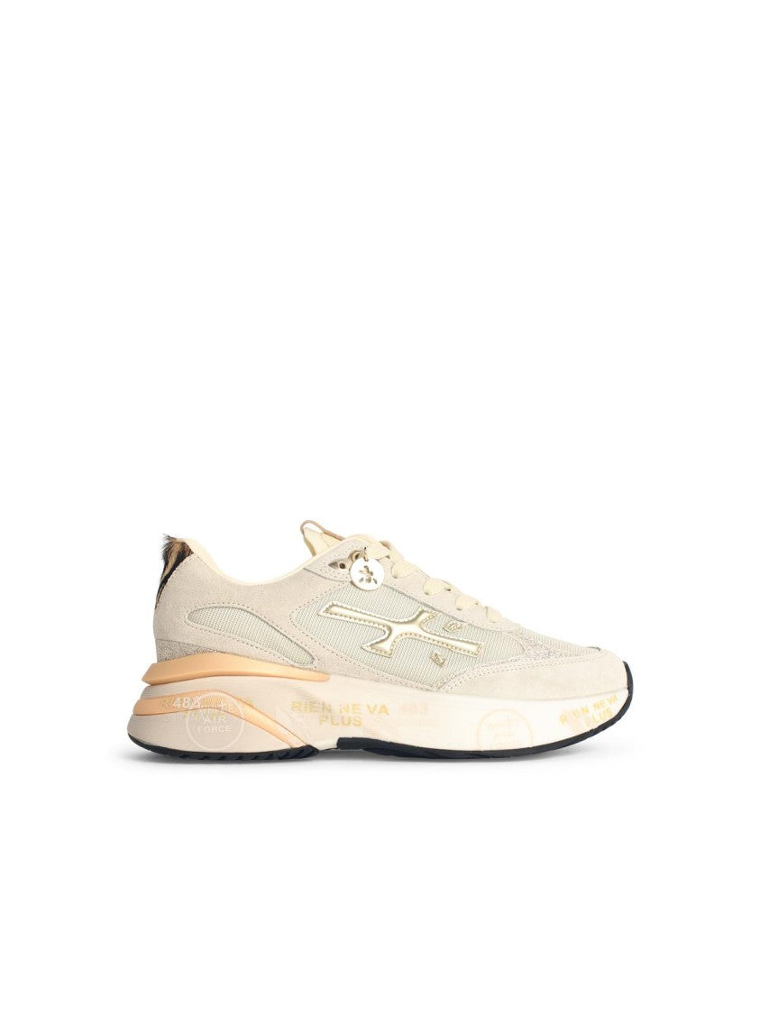 Premiata Moerund' Grey Suede Blend Sneakers