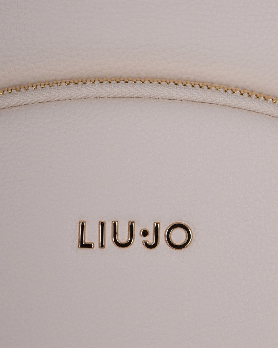 Liu Jo Cream Faux Leather Backpack