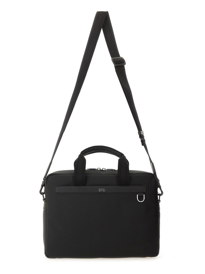Boss Structured Briefcase With Dual Handles