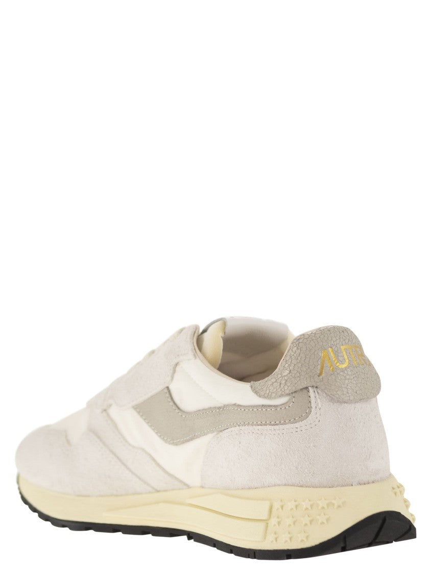 Autry Reelwind - Suede And Technical Textile Trainer
