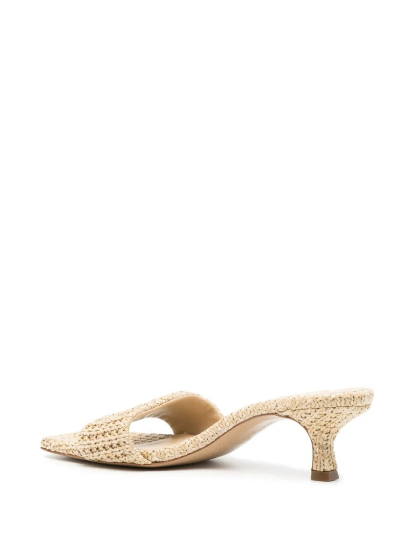 Cult Gaia Ada 50Mm Woven Mules