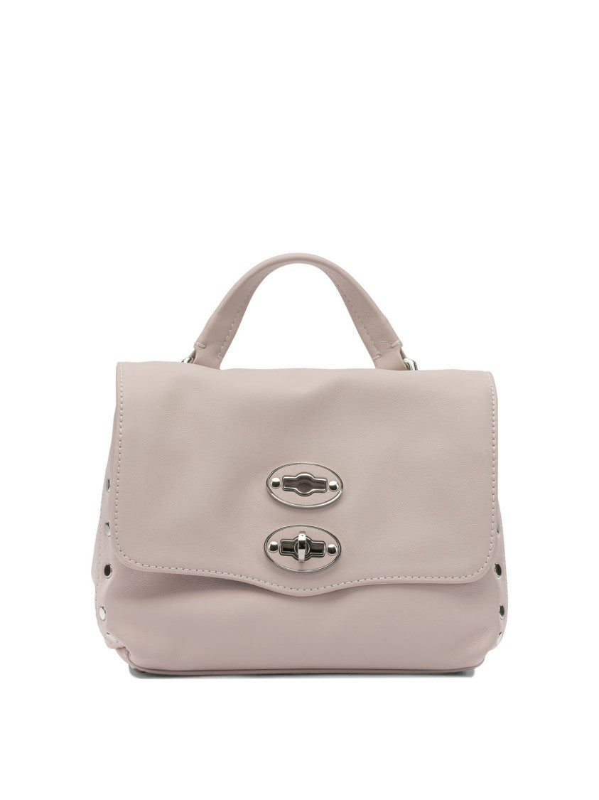 Zanellato Structured Leather Handbag With Turn-Lock Closure
