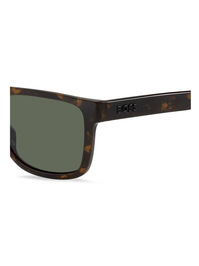 Hugo Boss Bold Square Frame Sunglasses With Tortoiseshell Pattern