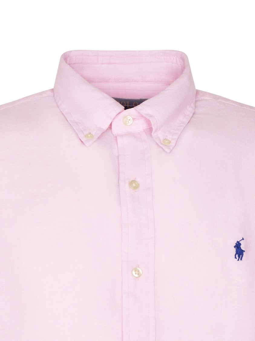 Polo Ralph Lauren Lightweight Linen Long-Sleeve Sport Shirt With Button-Down Collar