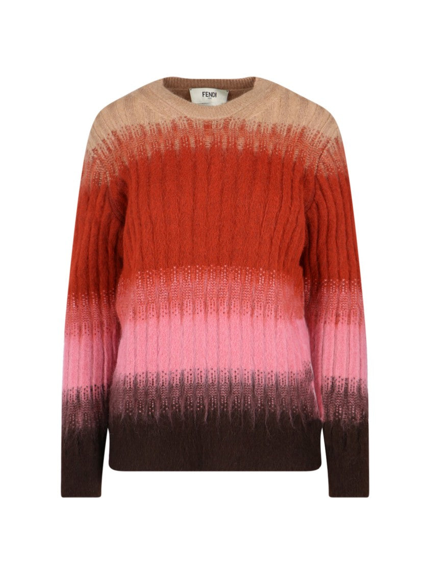 Fendi Mohair Blend Sweater, Multicolor
