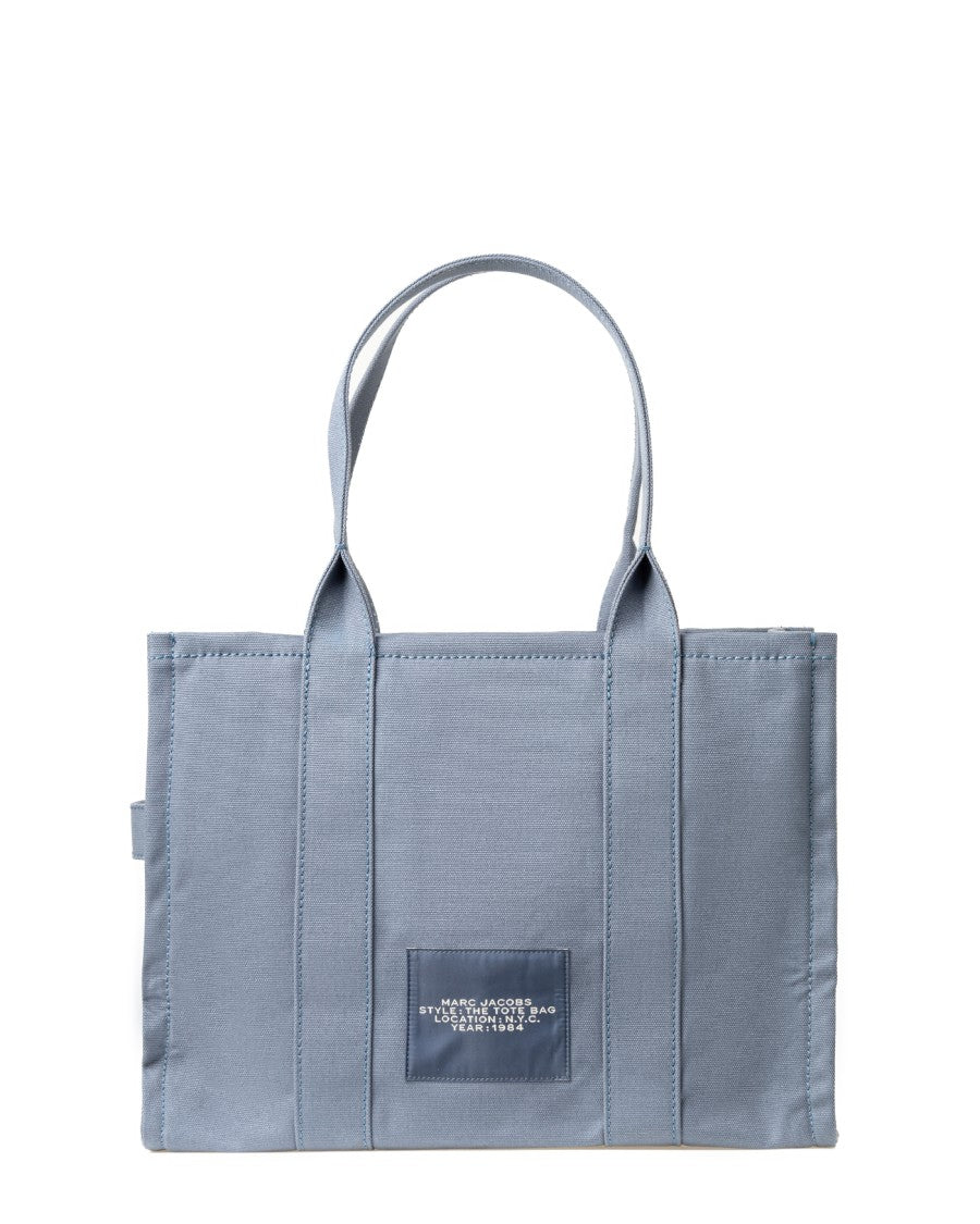 Marc Jacobs Logo-Printed Canvas Tote Bag With Spacious Interior