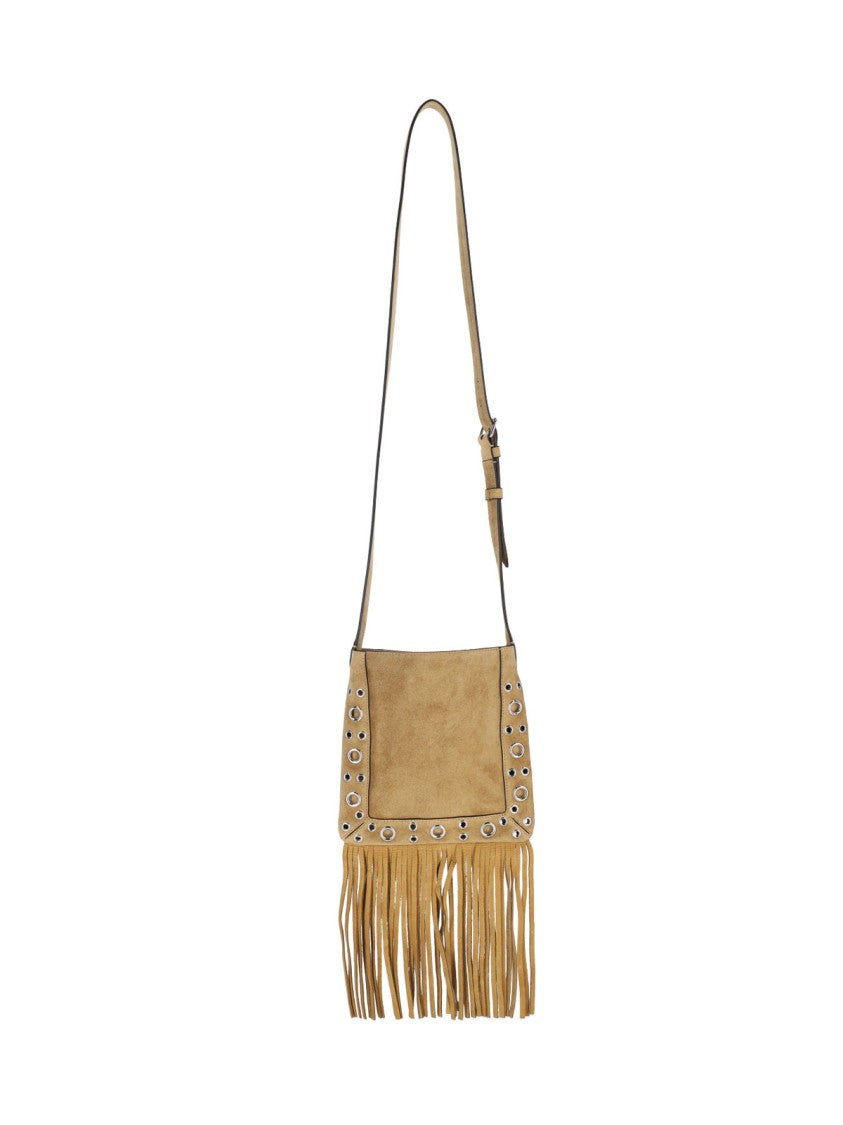 Valentino Garavani "Nellcôte" Small Shoulder Bag Beige