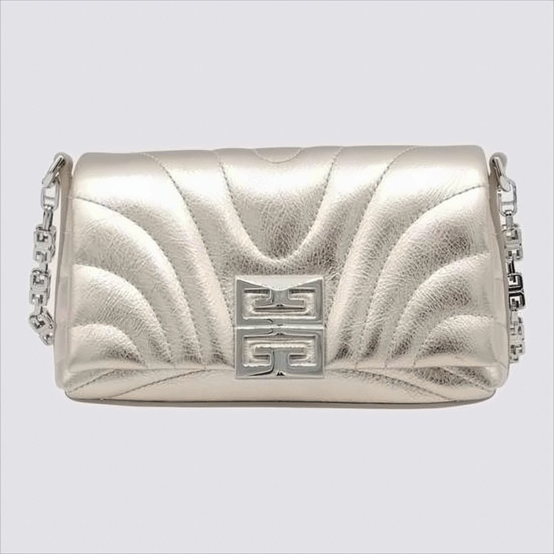 Givenchy Metallic Quilted Calf Leather Shoulder Bag