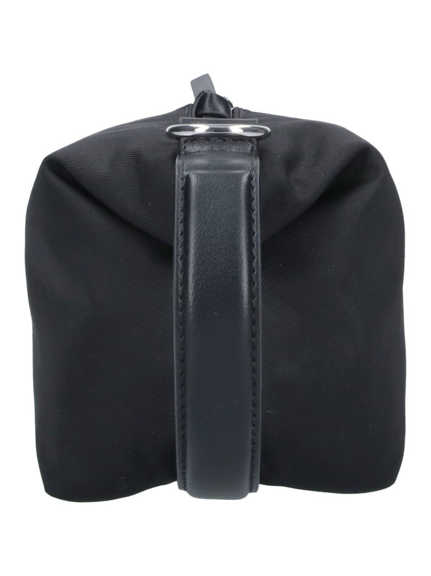 Vivienne Westwood Black Wash Bag Fabric Zip Pouch