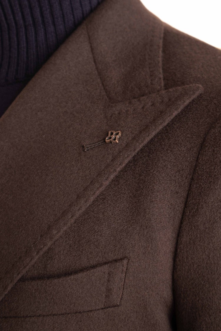 Tagliatore Double-Breasted Virgin Wool Jacket Pino Lerario Line