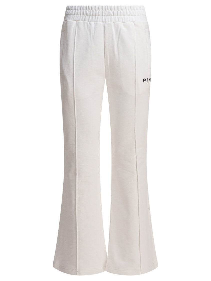 Pinko Flared Leg Trousers With High Waistband