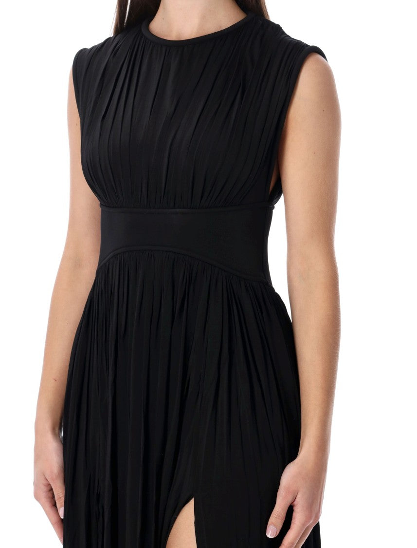 Zimmermann Hypnotic Ruched Plissee Maxi Dress